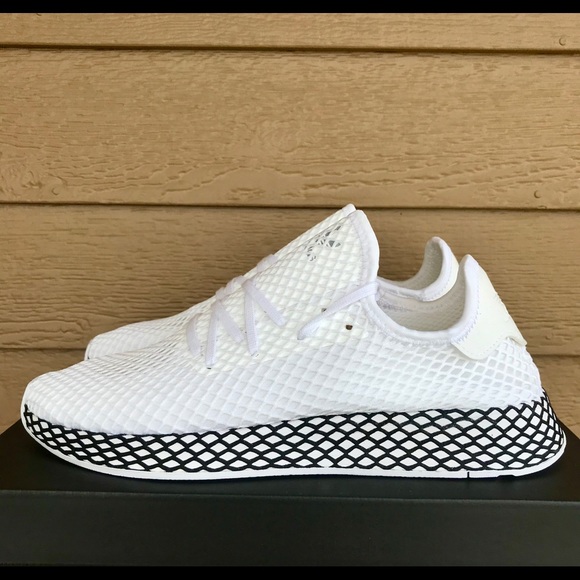 Adidas Deerupt Runner Black/White Athletic Shoes - Picture 2 of 8